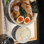 拉麺 生姜と肉 - 