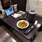 CoCo壱番屋 - 利用したテーブル席