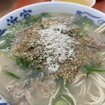 元祖ラーメン長浜家 - 白化粧\(//∇//)\