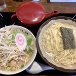 めん屋 桔梗 - ざる塩あつもり新春価格　¥700-（麺大盛り+¥50-）