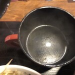 めん屋 桔梗 - スープ割