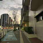 元祖ラーメン長浜家 - 遠くのネオンに安心した\( ˆoˆ )/