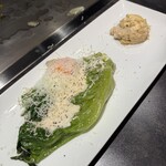 松本食 燎 KAGARIBI - 焼きシーザーサラダ