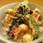 饂飩睛 - きつねセット\780(税込)　天丼+きつねうどん