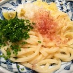 饂飩睛 - きつねセット\780　ぶっかけきつねうどん大盛　麺量特盛まで無料