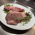 松本食 燎 KAGARIBI - 鉄板　サーロイン&ヒレ　食べ比べ