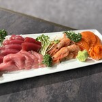松本食 燎 KAGARIBI - お刺身盛り合わせ