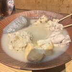 鶏と魚と炭火焼き 燈 - 