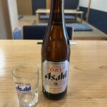 だもんで餃子 - 瓶ビール＿＿＿アサヒ