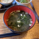 飯処 ふぉす。 - 味噌汁アップ