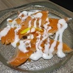 個室・和CUISINE 岬 - サーモンのキャビアカルパッチョ