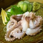 よってけふうちゃん - イイダコ刺身