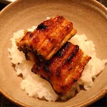 淡流 - 御飯(うなぎ丼(米は加西農家のにこまる))