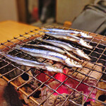 旬鮮台所 ひのゑ - 七輪で炙ります
