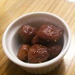 BAR E - いちじく赤ワイン煮