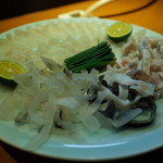 ふぐ 福治 - ふぐ刺し(2人前) 2014.12.2x