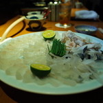 ふぐ 福治 - ふぐ刺し(2人前) 2014.12.2x