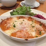 アフタヌーンティー・ティールーム - タラバガニと半熟玉子のドリアと紅茶のセット
      