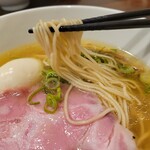 町田汁場 しおらーめん 進化 - 細ストレート麺