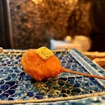 創作串カツ 坊也哲 - ホタテ醤油バター