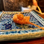 創作串カツ 坊也哲 - さわらのミョウガ味噌
