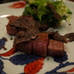 表参道うかい亭 - うかい特選牛ステーキ 黒トリュフの香り 2014.12.2x