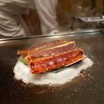 表参道うかい亭 - タラバガニは岩塩蒸しで 2014.12.2x