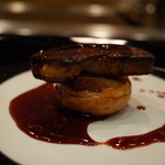 表参道うかい亭 - フォアグラのポワレ 洋ナシのタタン仕立て 2014.12.2x