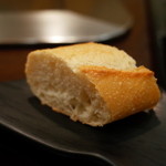 表参道うかい亭 - パンは角の三角形の皿の上に 2014.12.2x