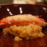 表参道うかい亭 - タラバガニのヴァプール リゾットと共に 2014.12.2x