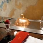 表参道うかい亭 - この日の個室（朝顔）の様子 2014.12.2x