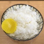 千葉家 - ライス。　たくあんライスではないww   「福徳」参照