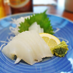 まるは食堂 - お刺身（いか）