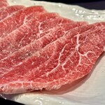 炭火焼肉くらた - 牛ほほ肉・塩(\850)