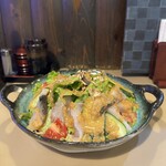 炭火旬肴 鳥千 - 海鮮サラダ