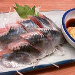 晩杯屋 - いわし刺し１５０円