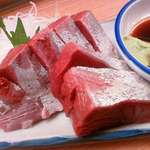 晩杯屋 - わらさ刺し１５０円