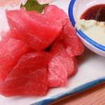 晩杯屋 - マグロぶつ１５０円