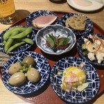 蒸し屋清郎 - おばんざい大皿7種、コレが丁度いい！