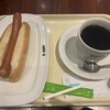 ドトールコーヒーショップ - ジャーマンドック、ブレンドコーヒーM