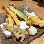 そばきり 邦や - 天ぷら盛り合わせ