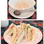 ティーハウス サラ - サンドウィッチ