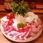 とり喜 - 鶏鴨しゃぶ鍋