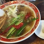 いせのじょう - 辛口ラーメン＋生姜７００円