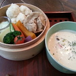 Isshinchabou - スープランチ♪800円