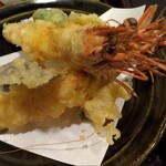 信州そば処　きりさと - きりさとセット 2680円 の 天ぷら