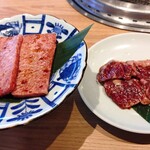 肉之山翔 - 上カルビ　　　　　上ハラミ