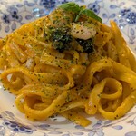 necco cafe - 料理写真:生パスタ酒粕エビトマトクリーム