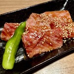 炭火焼肉 石垣庵 - 特製石垣牛中落ちカルビ