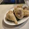 イタリアンバール ピッコラ クチーナ スピナッチ - 十勝マッシュの生ハム詰めフリット(800円)です。